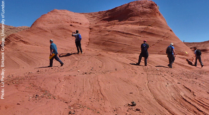 Geology students in the Carpathian Mountains, Ukraine