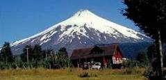 Composite volcano, Andes, Chile