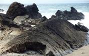 Anticline at Bude, Cornwall
