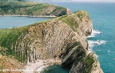 Folding at Lulworth, Dorset