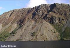 Scree at Wastwater, Cumbria.