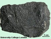 Basalt hand specimen