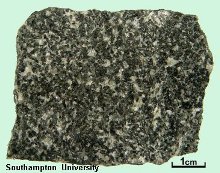 Gabbro hand specimen