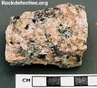 Granite hand specimen (pink)