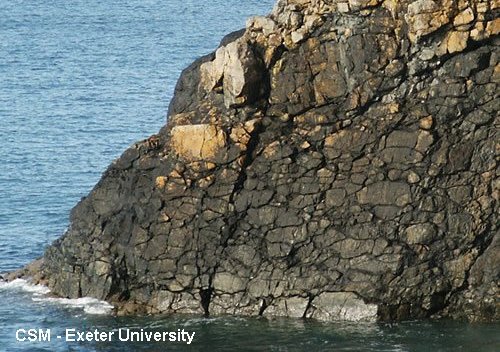 Pillow lavas, St Ives