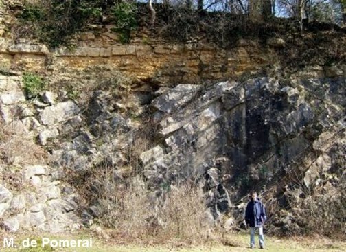 Unconformity, Vallis Vale, Somerset