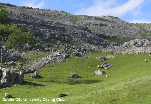 Dry valley in the Yorkshire Dales