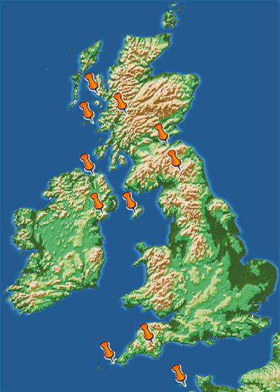 Igneous Rocks and Scenery Around Britain