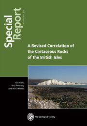 Front cover of A Revised Correlation of the Cretaceous Rocks of the British Isles