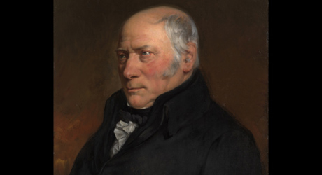 Detail of the portrait of William Smith 