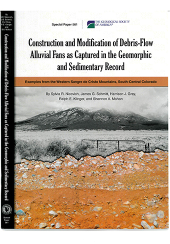 Cover Image  Construction and Modification of Debris-Flow Alluvial Fans as Captured in the Geomorphic and Sedimentary Record: Examples from the Western Sangre de Cristo Mountains, South-Central Colorado 