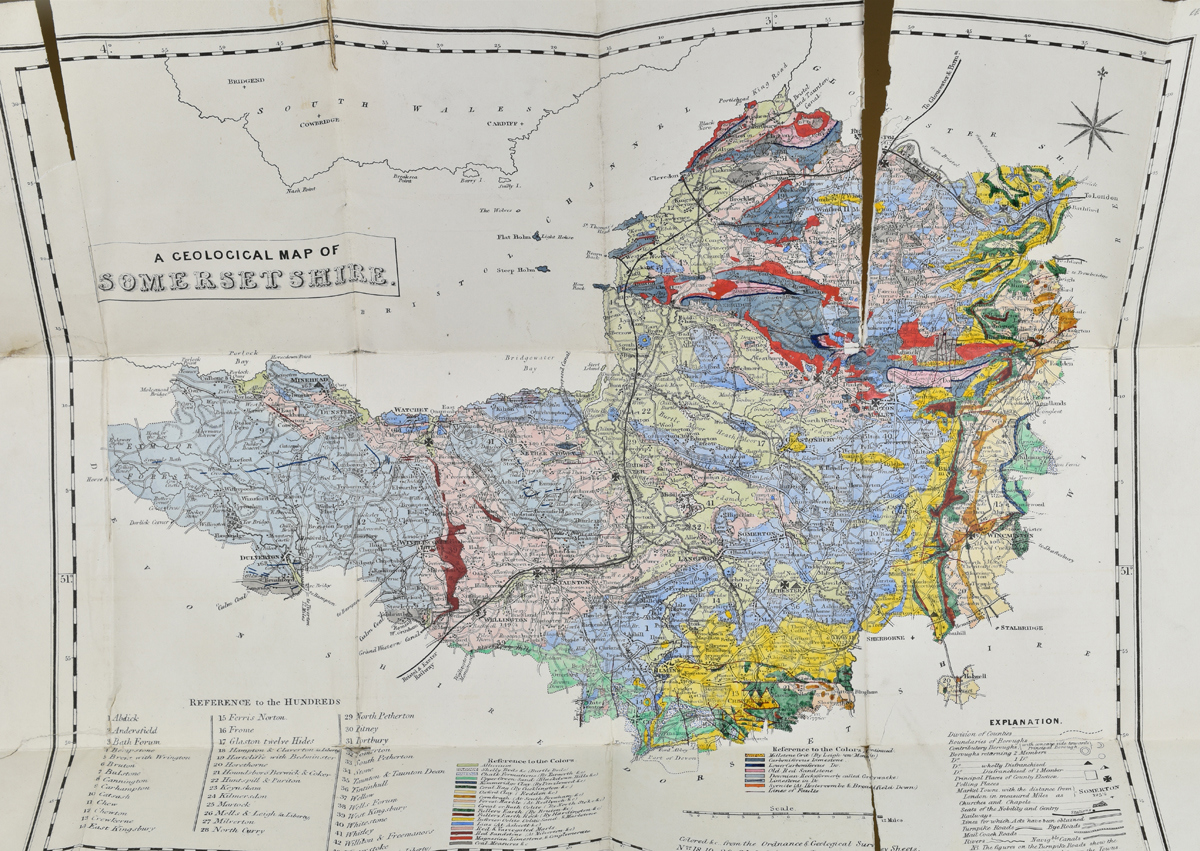 Pring Somerset map