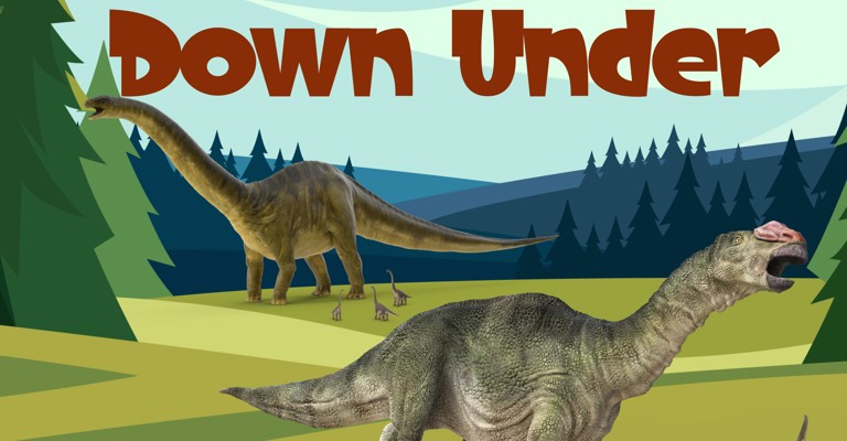 Dinosaurs Down Under Graphic