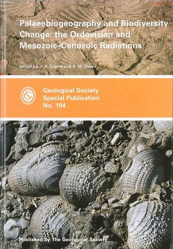 Cover Image  Palaeobiogeography & Biodiversity Change: the Ordovician & Mesozoic-Cenozoic..
