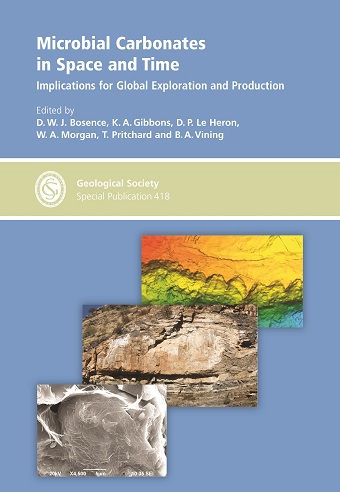 Illustrated front cover of a Geological Society special publication