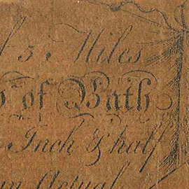 Thumbnail from William Smith's circular map of Bath