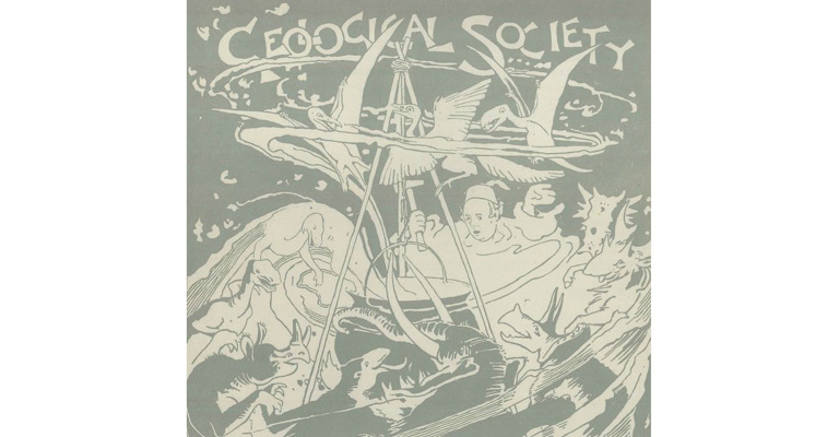 Front page of the menu for the Anniversary Dinner, 1894