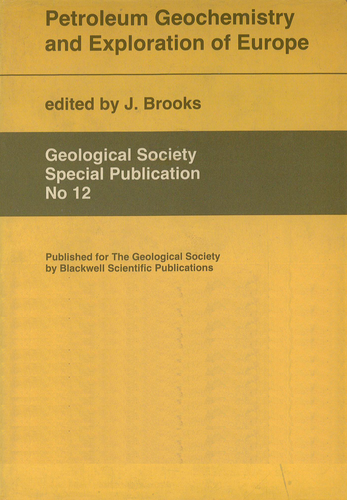 Cover  Petroleum Geochemistry and Exploration of Europe