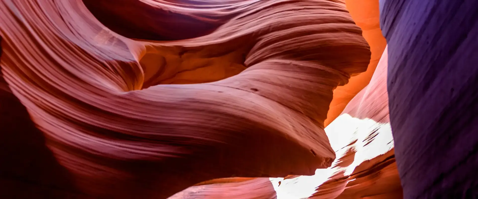 red and purple rock formations