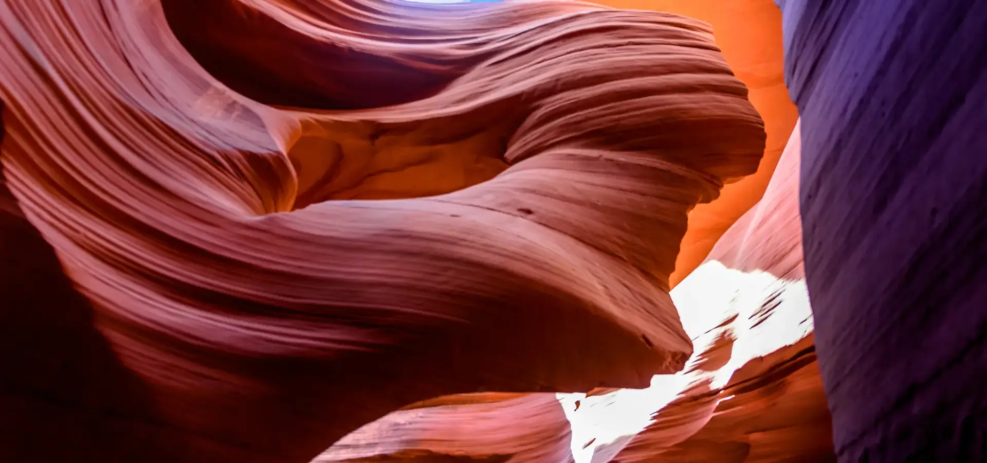 red and purple rock formations