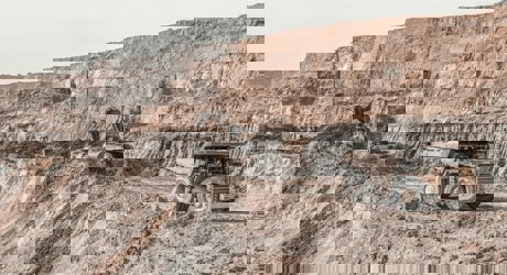 mining equipment at a quarry