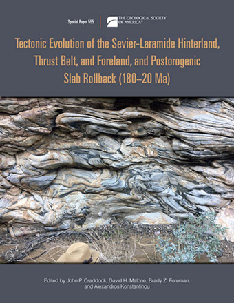 Cover Image Tectonic Evolution of the Sevier-Laramide Hinterland, Thrust Belt, Foreland and Post-Orogenic Slab Rollback (180-20 Ma) 