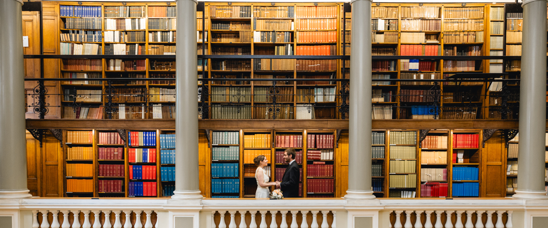 Elegant moment at the Upper Library