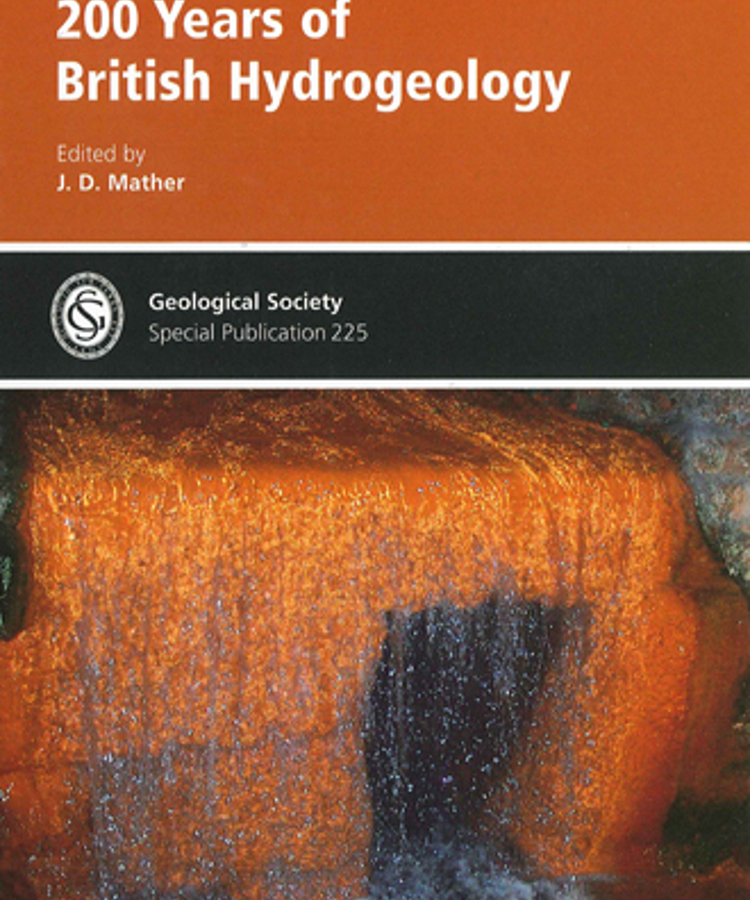 Cover Image 200 Years of British Hydrogeology