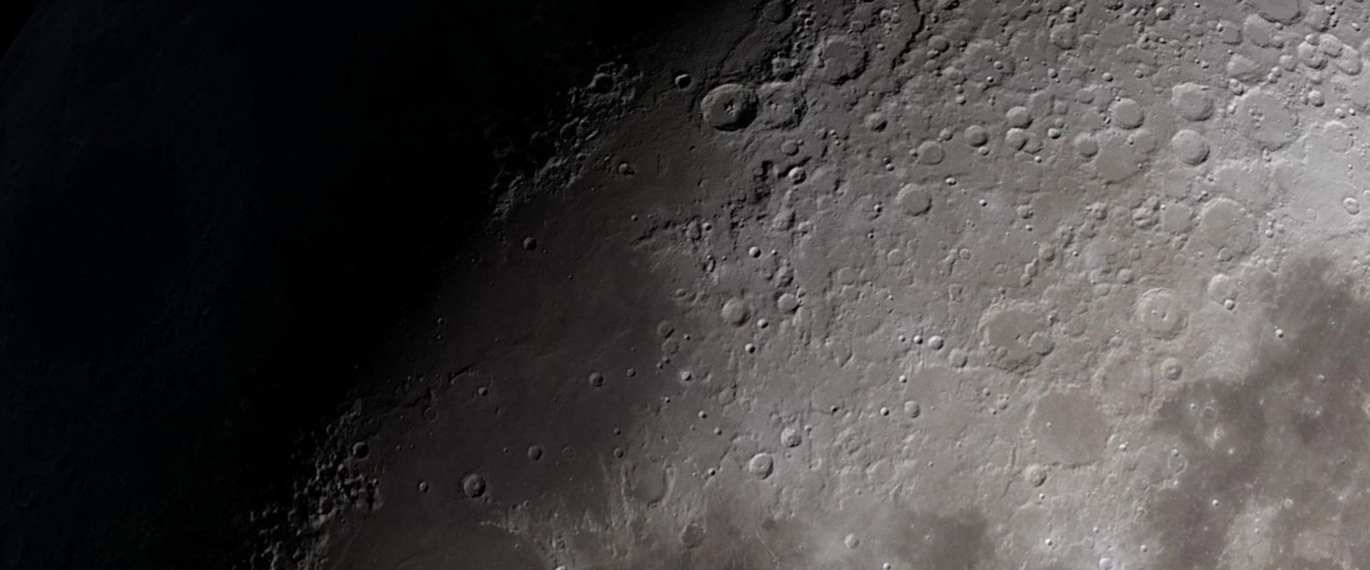 close up of the moon