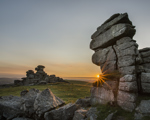 Sunset at Staple Tor