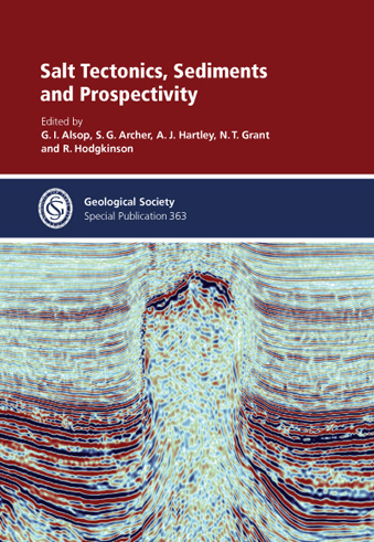 Illustrated front cover of a Geological Society special publication