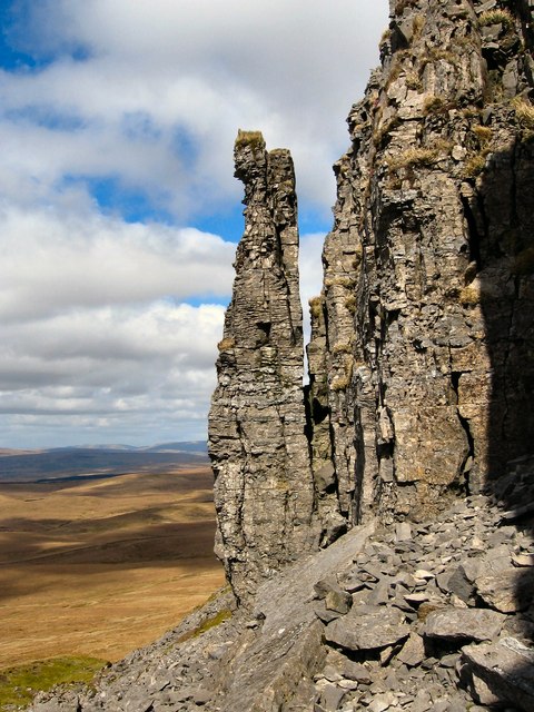 Limestone Stack at Pen-y-Ghent