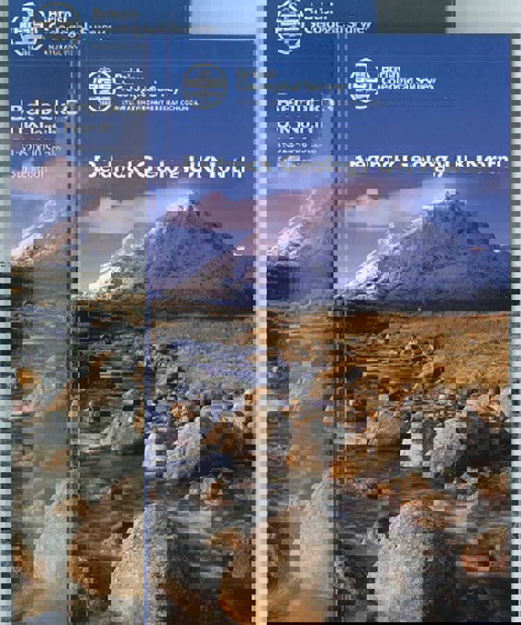 Cover image Bedrock Geology UK North (Map and booklet)