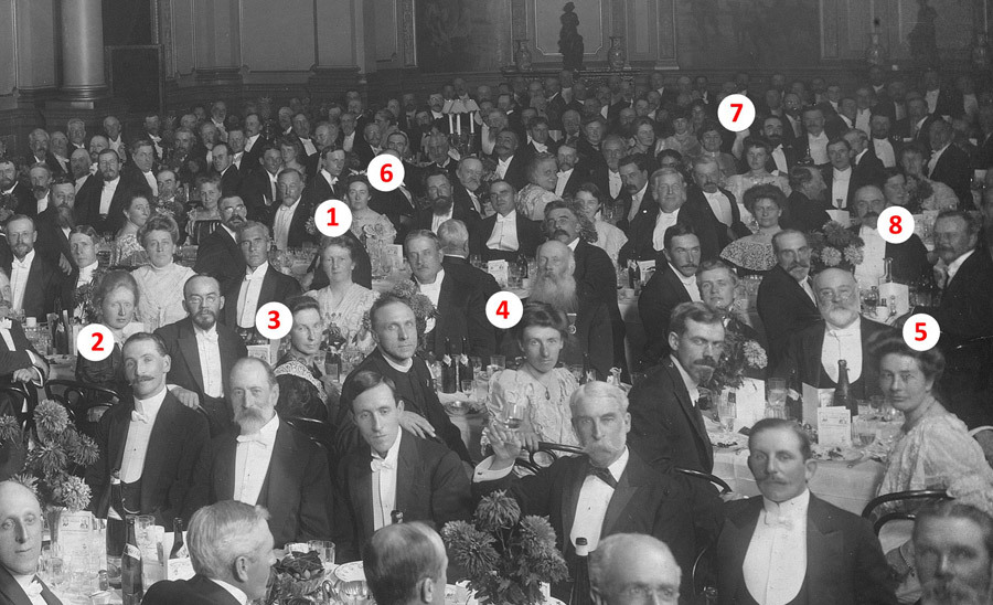 GSL Centenary Dinner extract, 1907