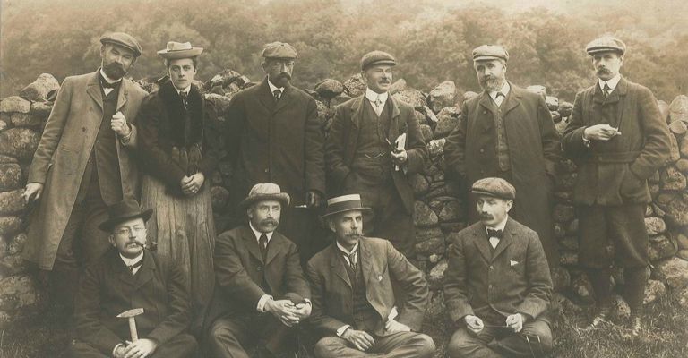 Photograph of participants of the Centenary field trip to the Lake District 1907