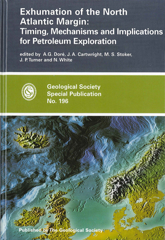Illustrated front cover of a Geological Society special publication