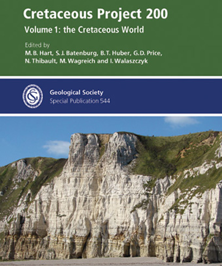 Cover - Cretaceous Project 200, Volume 1: The Cretaceous World Special Publication 544 SP544