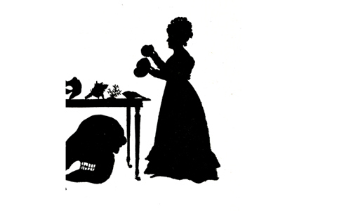 Silhouette of Mary Buckland