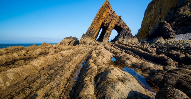 Blackchurch rock, Hartland, Devon UK