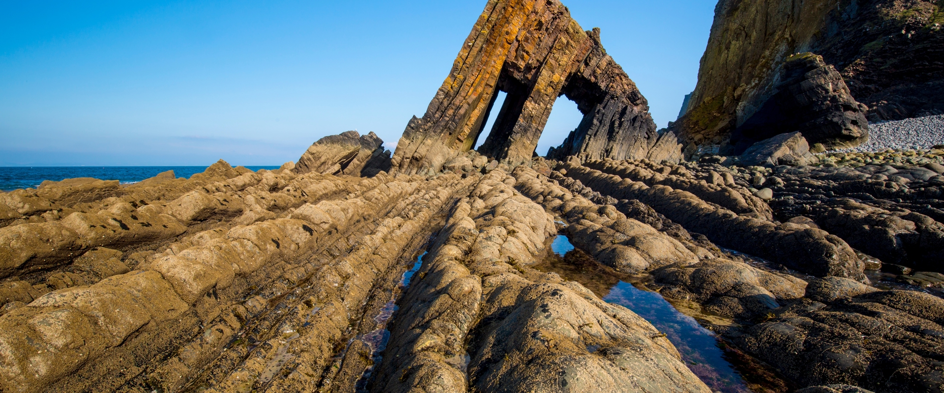 Blackchurch rock, Hartland, Devon UK