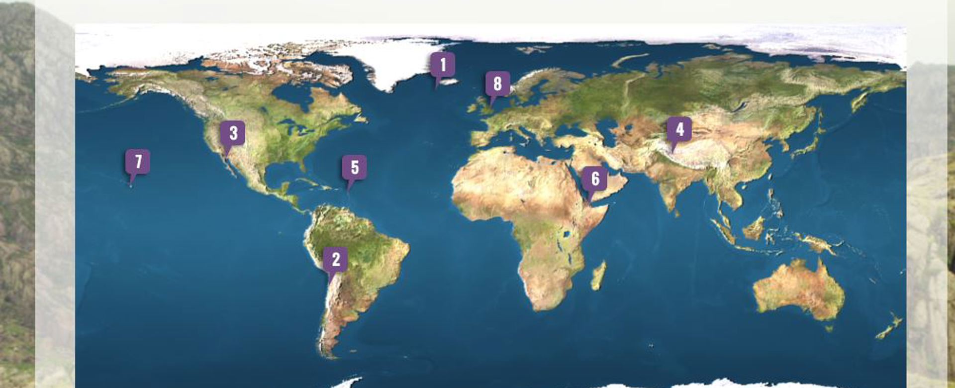 Plate Tectonic microsite screenshot