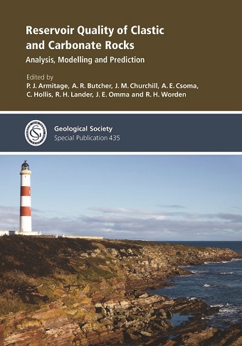 Illustrated front cover of a Geological Society special publication