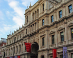 Front of Burlington House from the street view