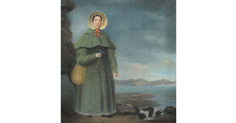 Portrait of Mary Anning by Benjamin Donne, 1850