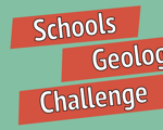 schools geology challenge with green crystals and a green background