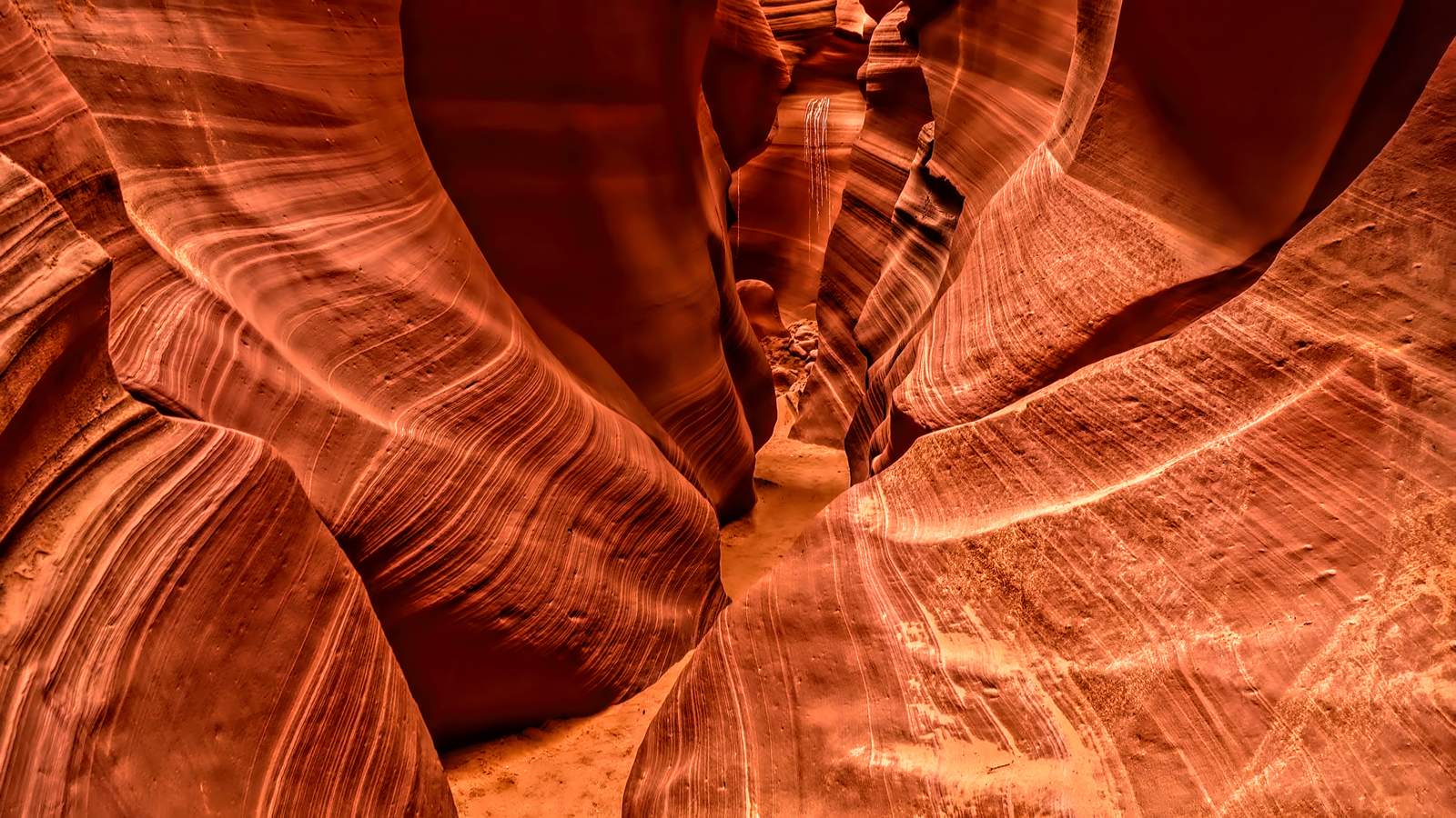 swirling sandstone