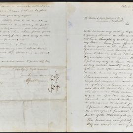 Letter from Alfred Brown, Aliwal North, Orange River, Cape Colony, South Africa, 8 Jan 1866.