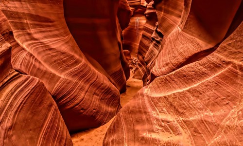 swirling sandstone