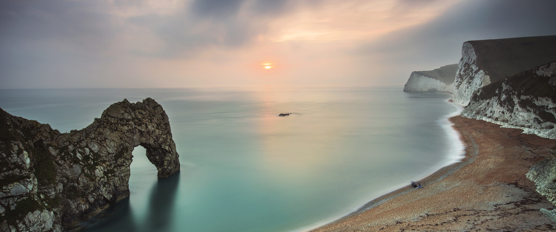 Image - Durdle Door Sundown, copyright Wayne Brittle