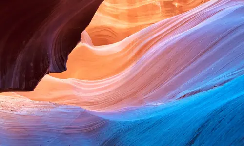 Color Array Rock Formation